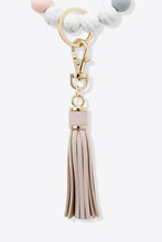 Load image into Gallery viewer, 3-Pack Tassel Bead Wristlet Key Chain