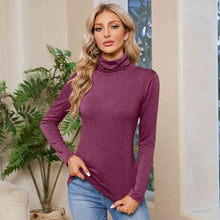 Load image into Gallery viewer, Turtleneck Long Sleeve T-Shirt