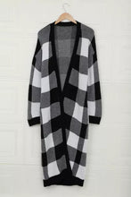 Load image into Gallery viewer, Camille Plaid Duster Cardigan