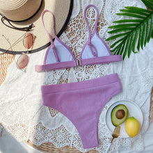 Load image into Gallery viewer, Spaghetti Strap Ribbed Bikini Set