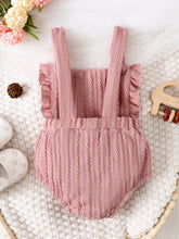 Load image into Gallery viewer, Baby Girl Textured Ruffled Bodysuit