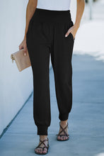 Load image into Gallery viewer, Wide Waistband Pocketed Joggers