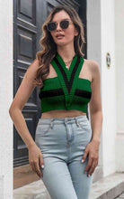Load image into Gallery viewer, Grecian Sleeveless Cropped Sweater Vest