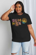 Load image into Gallery viewer, Simply Love Full Size SUMMER VIBES Graphic Cotton Tee