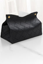 Load image into Gallery viewer, 2-Pack Woven PU Tissue Box Covers