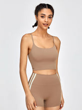 Load image into Gallery viewer, Crisscross Spaghetti Strap Active Bra