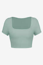 Load image into Gallery viewer, Square Neck Ribbed Crop Top