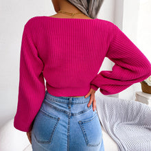 Load image into Gallery viewer, ETIQUETTE FIRST Cropped Sweater