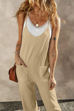 Load image into Gallery viewer, Pocketed Spaghetti Strap Wide Leg Jumpsuit