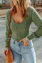 Load image into Gallery viewer, Scoop Neck Long Sleeve Top