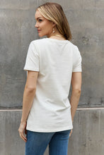 Load image into Gallery viewer, Simply Love Full Size LOVE HELLO KINDERGARTEN Rainbow Graphic Cotton Tee