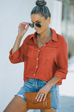 Load image into Gallery viewer, Button-Up Shirt with Breast Pockets