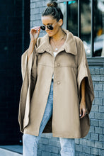 Load image into Gallery viewer, Snap Down Dolman Sleeve Coat
