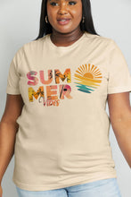 Load image into Gallery viewer, Simply Love Full Size SUMMER VIBES Graphic Cotton Tee