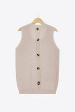 Load image into Gallery viewer, Buttoned Pocket Knit Tank