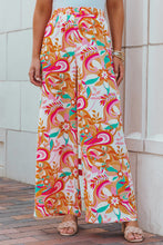 Load image into Gallery viewer, Floral Wide Leg Pants