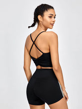 Load image into Gallery viewer, Crisscross Spaghetti Strap Active Bra