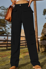 Load image into Gallery viewer, Loose Fit Long Jeans with Pockets