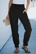 Load image into Gallery viewer, Wide Waistband Pocketed Joggers