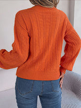 Load image into Gallery viewer, Johnny Collar Drop Shoulder Sweater