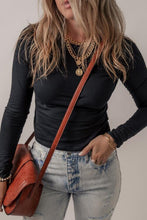 Load image into Gallery viewer, Round Neck Long Sleeve Top