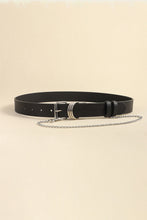 Load image into Gallery viewer, PU Leather Alloy Chain Belt