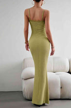 Load image into Gallery viewer, Spaghetti Strap Maxi Fishtail Dress