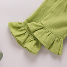 Load image into Gallery viewer, Baby Girl Bow Detail Flounce Sleeve Bodysuit