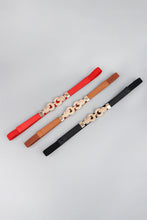 Load image into Gallery viewer, Zinc Alloy Buckle PU Leather Belt