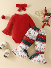 Load image into Gallery viewer, Baby Girl Letter Graphic Bodysuit and Pants Set