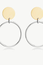 Load image into Gallery viewer, Gold-Plated Stainless Steel Drop Earrings