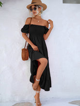 Load image into Gallery viewer, Smocked Square Neck Tiered Dress