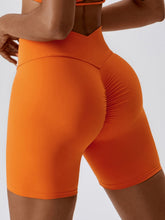 Load image into Gallery viewer, Wide Waistband Slim Fit Sports Shorts