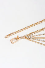 Load image into Gallery viewer, Rhinestone Decor Metal Chain Belt