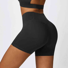 Load image into Gallery viewer, Wide Waistband Slim Fit Sports Shorts