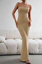 Load image into Gallery viewer, Spaghetti Strap Maxi Fishtail Dress