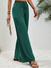 Load image into Gallery viewer, Wide Leg Drawstring Pants
