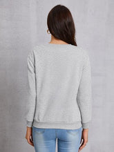 Load image into Gallery viewer, Butterfly Graphic Dropped Shoulder Sweatshirt