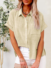 Load image into Gallery viewer, Button Up Short Sleeve Shirt