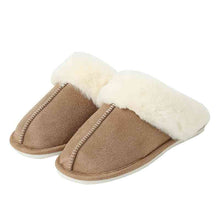 Load image into Gallery viewer, Faux Suede Center Seam Slippers