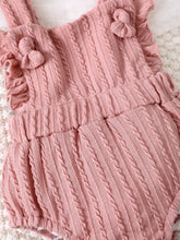 Load image into Gallery viewer, Baby Girl Textured Ruffled Bodysuit