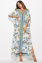 Load image into Gallery viewer, Floral V-Neck Dolman Sleeve Dress