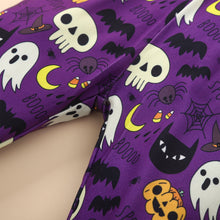 Load image into Gallery viewer, Baby MY FIRST HALLOWEEN Graphic Round Neck Bodysuit and Printed Long Pants Set