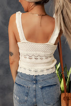 Load image into Gallery viewer, Scalloped Trim Sleeveless Knit Tank