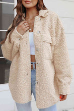 Load image into Gallery viewer, Collared Neck Button Front Coat with Pocket