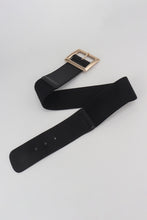 Load image into Gallery viewer, Rectangle Buckle Elastic Wide Belt