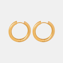 Load image into Gallery viewer, 18K Gold-Plated Huggie Earrings
