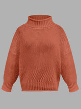 Load image into Gallery viewer, Turtleneck Long Sleeve Sweater
