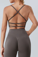Load image into Gallery viewer, Crisscross Spaghetti Strap Active Bra