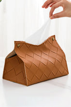 Load image into Gallery viewer, 2-Pack Woven PU Tissue Box Covers